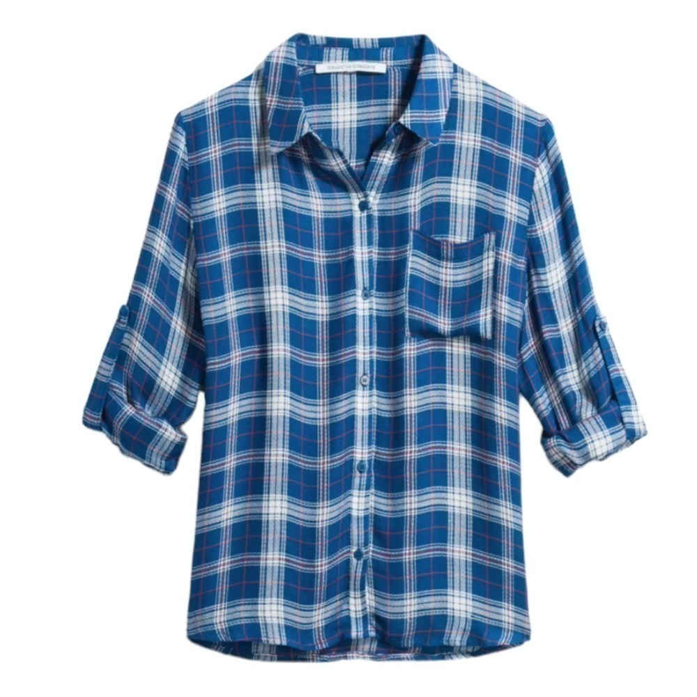 Collective Concepts | Plaid Button-down